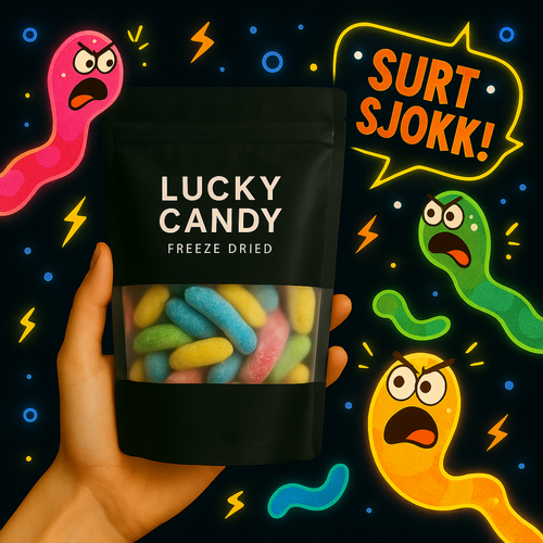 Freeze Dried Candy | Sour Worms