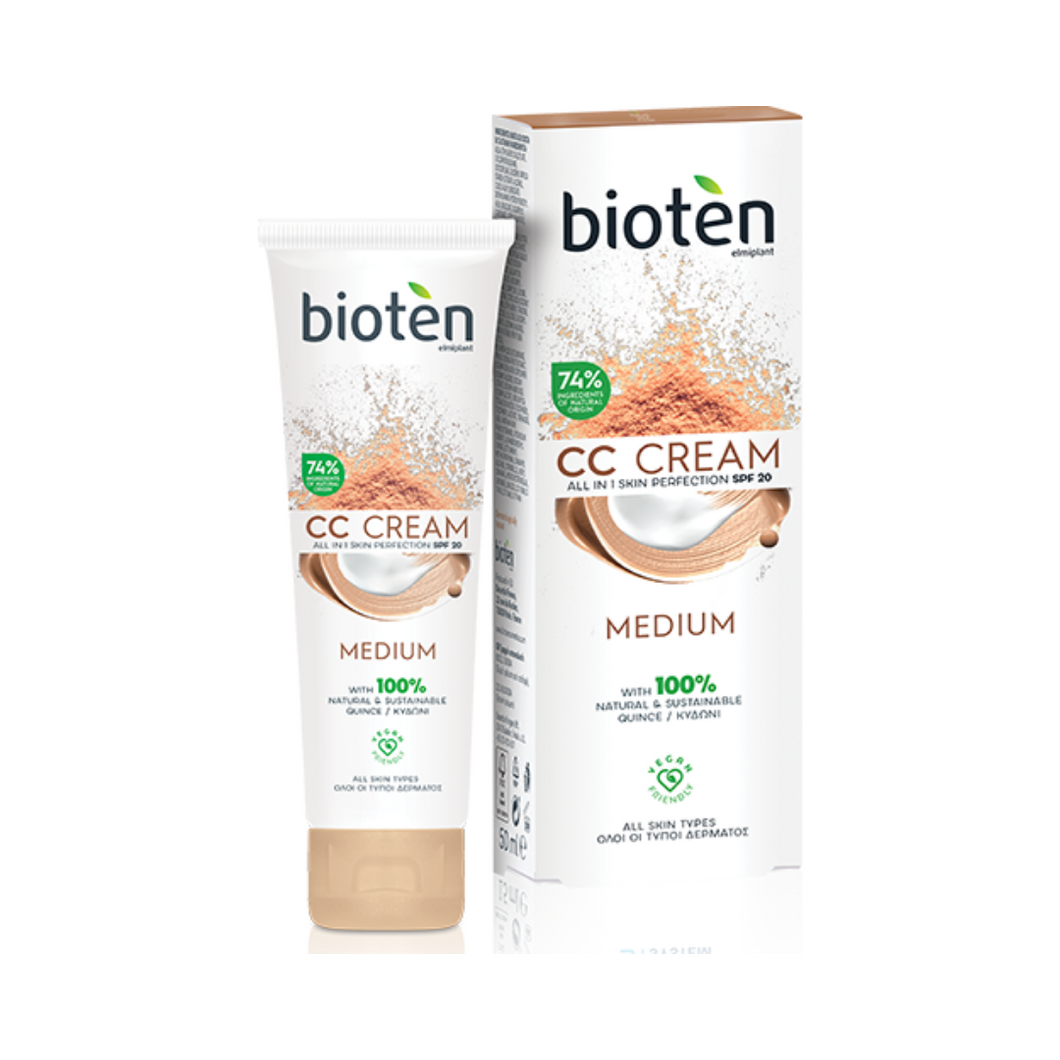 Biotèn Skin Moisture CC Cream Medium 50ml - Home And Beauty AS