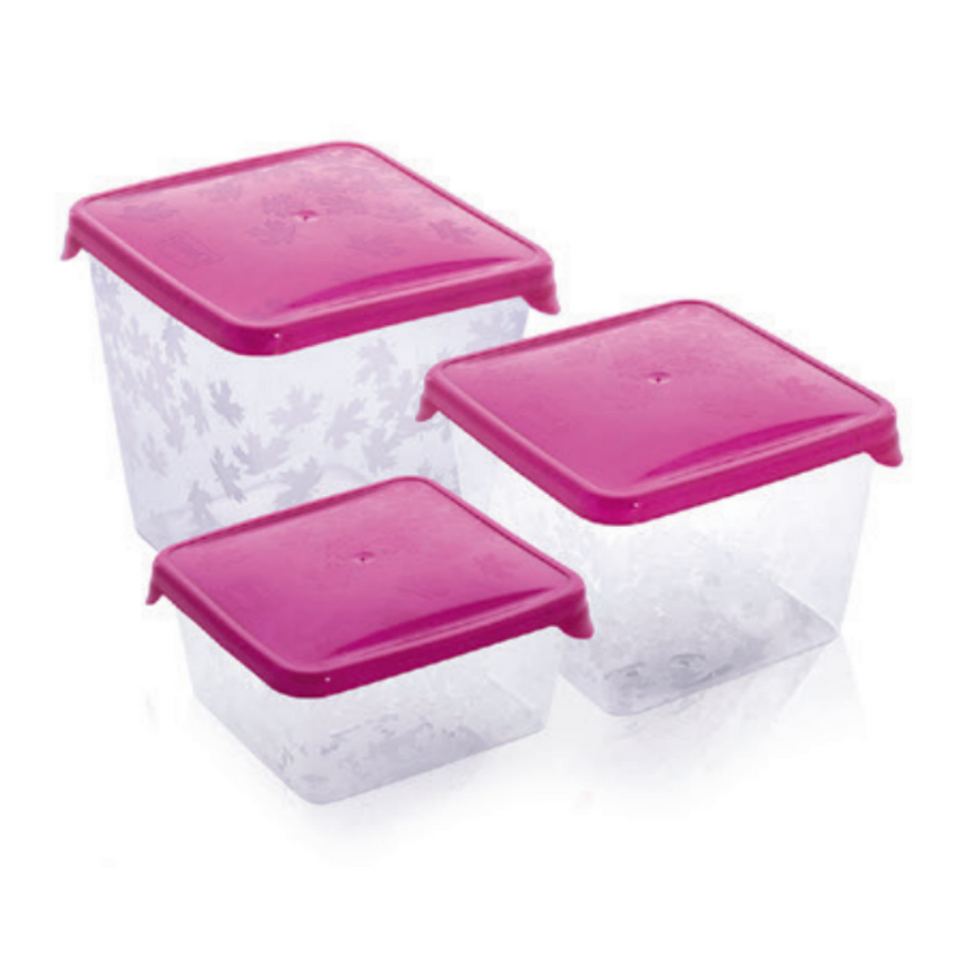 Matoppbevaringsbokser 3 pk - Home And Beauty AS